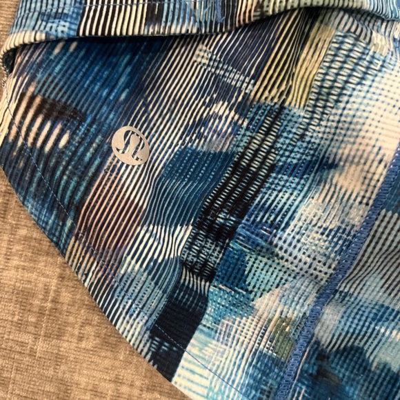 Lululemon Athletica Blue and Black Athletic Shorts - Picture 5 of 8